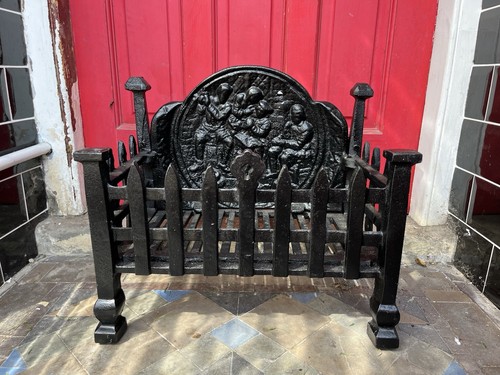 Reclaimed cast iron fire - cast,