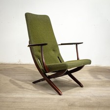 Danish Green Folding Armchair