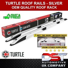 ROOF RACK RAILS SATIN SILVER