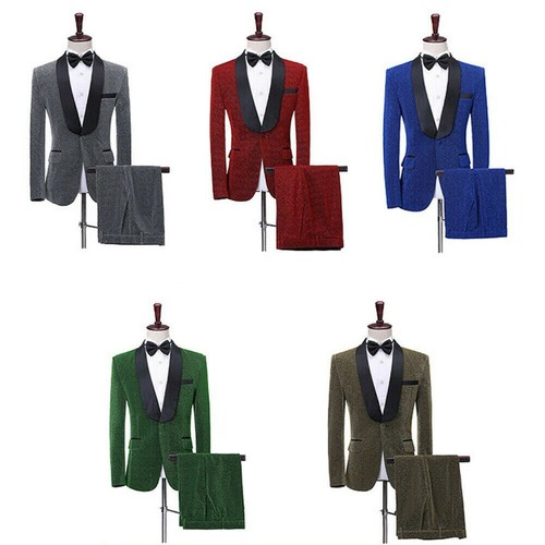 Mens lurex shawl - mens, lapel