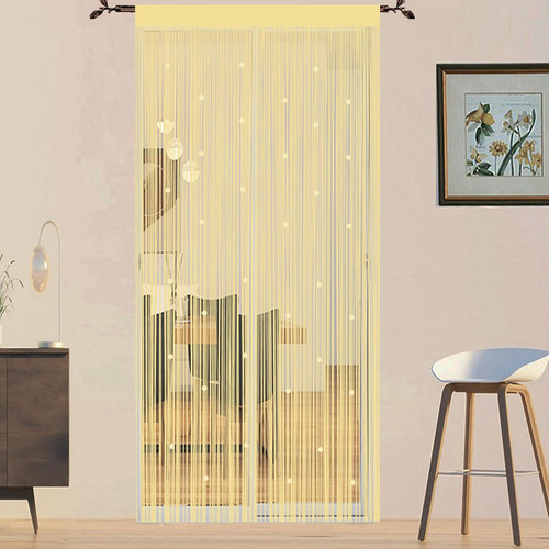 Beaded door curtain fly screen - beaded,