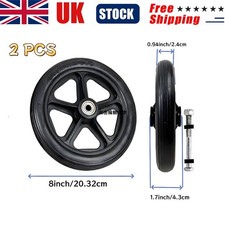 2 x 8 Inch Wheelchair