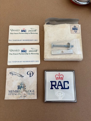 Daimler rac car badge - badge, unused