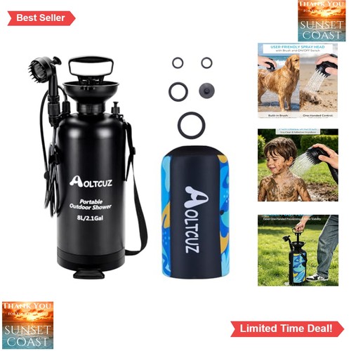 Portable camp shower 1 - shower, 8l
