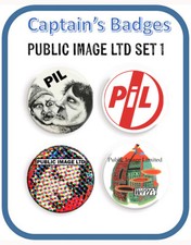 Set of 4 Public Image Ltd Punk