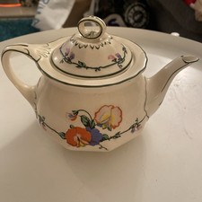 Burslem Pottery Sweet Pea Teapot  No 748525 England