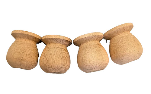Set 4 wooden - set, replacement