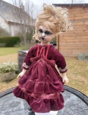 Porcelain Doll. Creepy. OOAK
