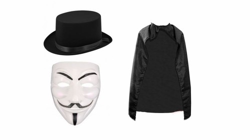 Anonymous for vendetta mask - v,