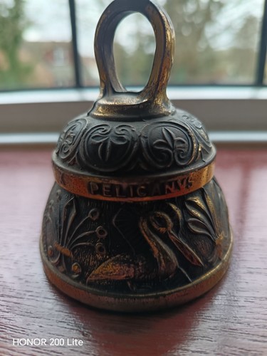 Vintage brass sanctuary bell - vintage,