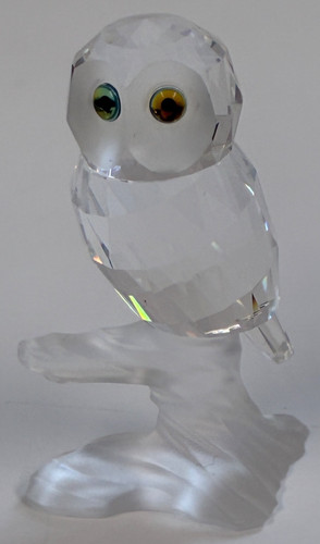 Vintage swarovski owl frosted - vintage,