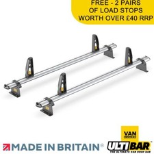 Renault Kangoo Roof Rack 1997-2009 2x Roof Bars Van Guard Ultibar+