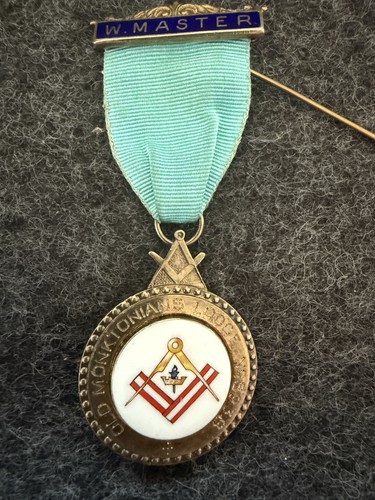 Silver past master - past, jewel