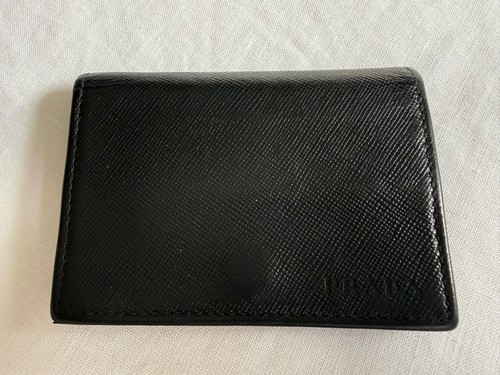 Prada saffiano black leather - saffiano,