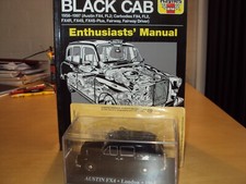 1:43 SCALE LONDON FX4 TAXI BLACK CAB NEW WITH HAYNES ENTHUSIASTS GUIDE BOOK NEW