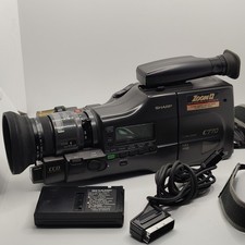 Sharp VL-C770H Video Camcorder VHSC PAL. UNTESTED Sold As Spares/Repairs