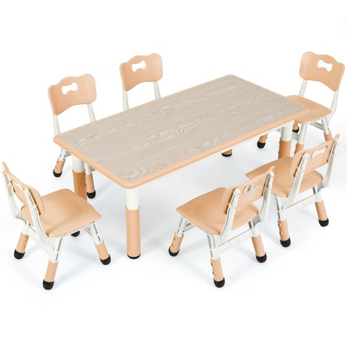 Homfa 7pcs kids table - table, and