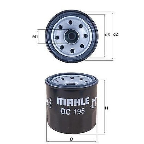 Knecht 195 oil filter for - oil,