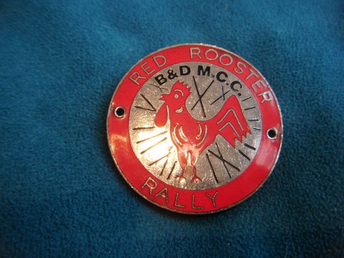 Vintage red rooster rally - red,