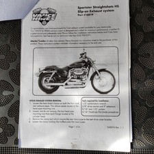 HARLEY SPORTSTER STRAIGHTSHOTS