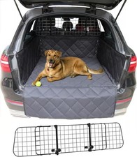 Headrest Dog Guard + Quilted Car Boot Liner FOR NISSAN X TRAIL 5 SEATER