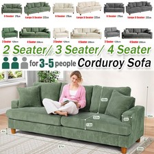 Seater corduroy sofa - 2/3/4,