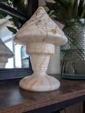 Art Deco Glass Lamp,  Marbled