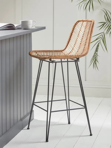 Rattan counter stool - rattan,