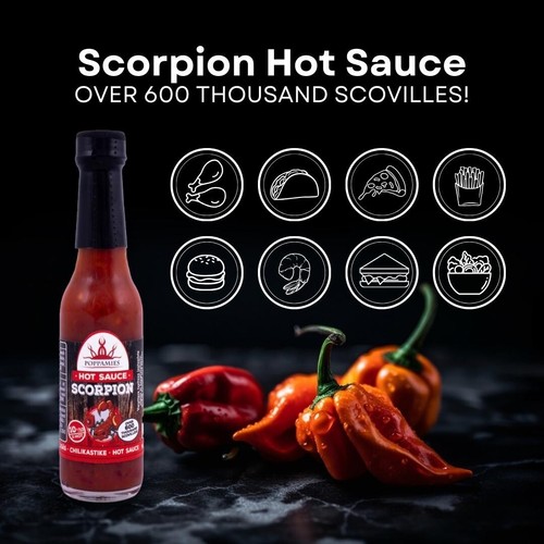 Hot sauce scorpion from - scorpion,