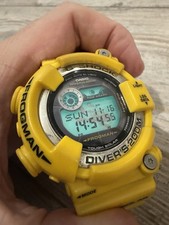 CASIO Used Men's G-SHOCK FROGMAN GF-8250-9JF TOUGHSOLAR Watch Yellow  