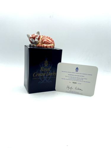 Royal crown derby sleeping - crown,