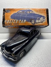 METTOY Playthings Siren POLICE CAR Friction Drive 1950's