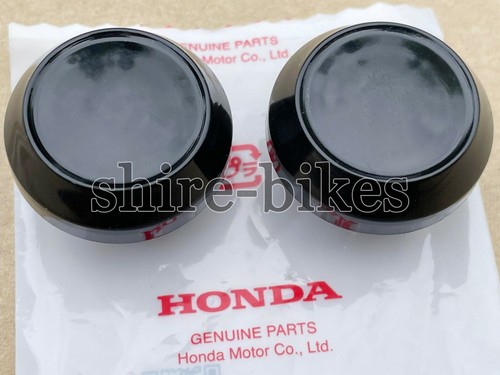 New honda black fork caps - black,