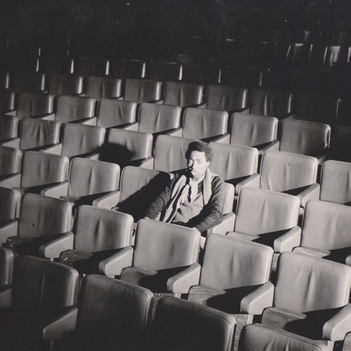 Lonely man sitting - lonely, alone