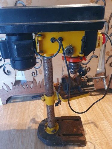 Vintage bench pillar drill - pillar,