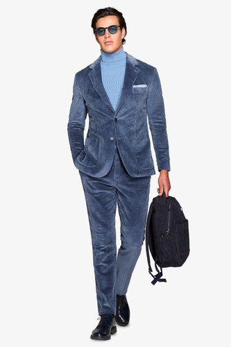 Dan john men blue velvet - blue,