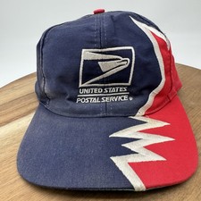 Vintage Rare US Post Office Mailman Mail Shockwave Hat Strapback Cap USPS