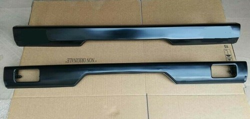 Front and rear bumpers black
