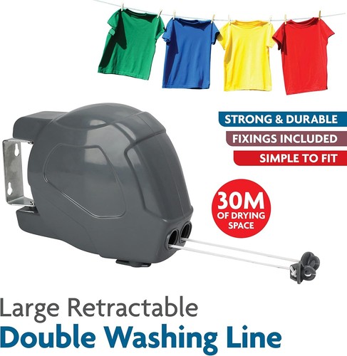 New 30m retractable double - new,