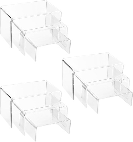 Pcs clear acrylic display - 9,