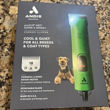 Andis Pro Clip AGC Super 2-Speed+ Detachable Blade Clipper Kit Brand New