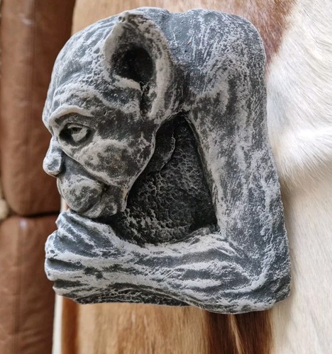 Concrete chunky gargoyle - concrete,