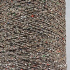 SOFT SILK MERINO WOOL DONEGAL TWEED STYLE 4 PLY YARN TUTTI FRUITI 250g CONE KNIT