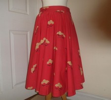 Emily & Fin Red Circle Skirt