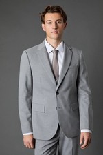 Burton Mens Blazer Light Grey