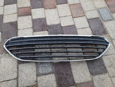 FOR FORD FIESTA CHROME SURROUND FRONT BUMPER RADIATOR UPPER CENTRE GRILLE PANEL