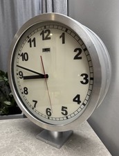 Balance Time Double Sided Station Clock Quartz Big Clock