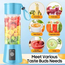 Mini Portable Juicer Blender Fruit Machine Electric Juicer Maker 380ML