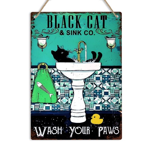 Black cat wash - black,