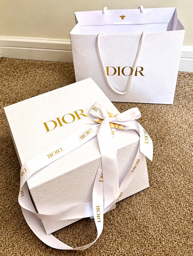 Dior white logo gift box - logo, with